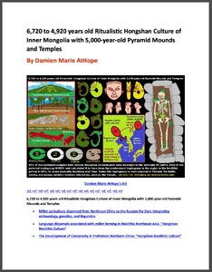 6,720 to 4,920 years old Ritualistic Hongshan Culture of Inner Mongolia with 5,000-year-old Pyramid Mounds and Temples